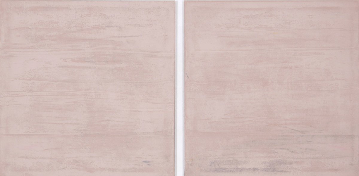 Abstract Acrylic Painting By Rokas Berziunas, 67 X 33", No. 23-31 (170 X 85 Cm ) Dyptich, Original Artwork