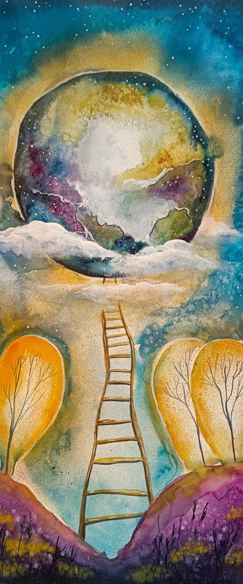 Stairway to the Moon by Evgenia Smirnova