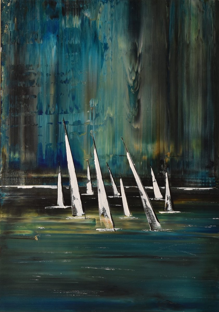 White Sails by Kemal Yazici