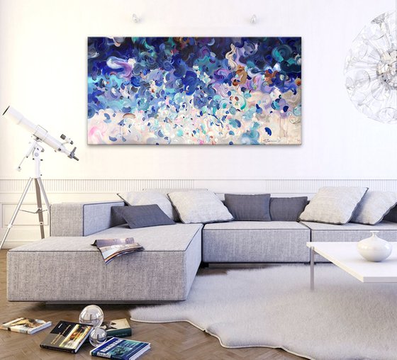 'Oceanum alte' - 72x36"