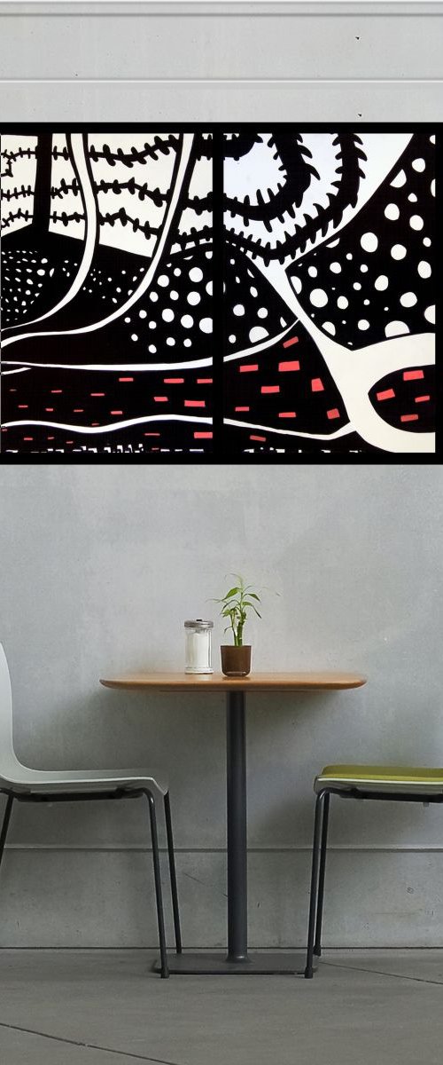 Superunknown (140 x 53 x 0,3 cm) by Riccardo Ticco Capparella