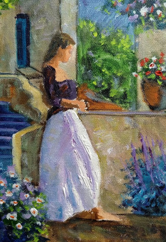 Girl standing