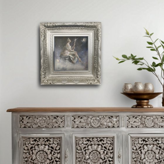 Gloriana, Celestial Realism Oil Painting