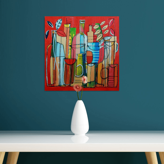 Still Life with Bottles VIII