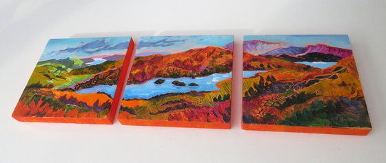 Lake District Landscape,  Set of 3