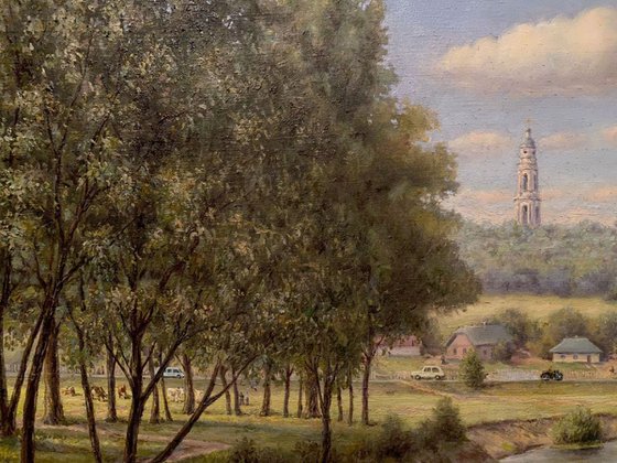Landscape with a monastery
