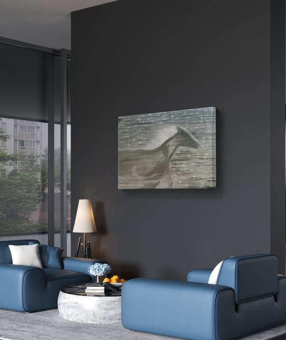 White Horse in the Mist