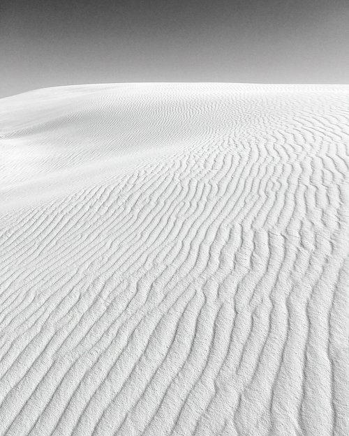 Textures, White Sands by Heike Bohnstengel