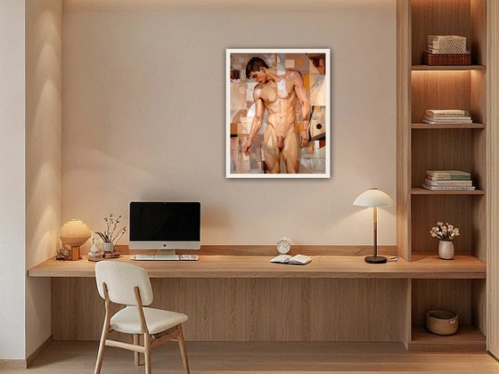 ABSTRACT MALE NUDE
