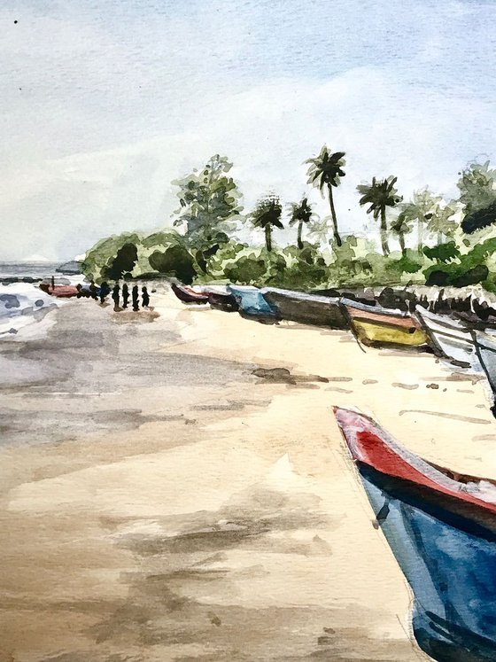 Sunny Goan beach