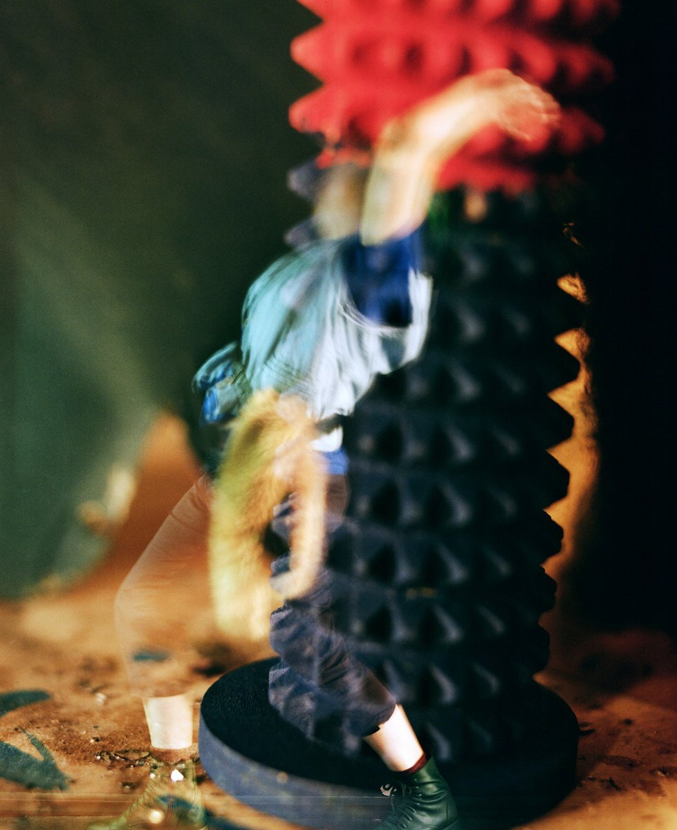 Surrealistic Portrait Photograph By Tania Serket, 19 X 24", Magic Sword, Original Artwork