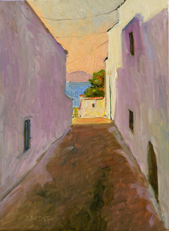 In the Little Greek Village