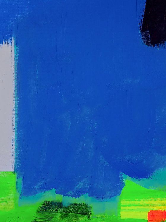 Blue and Green Abstraction 3