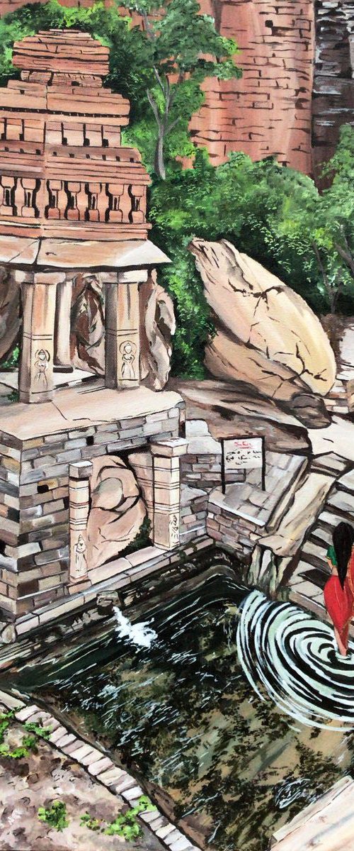 Sacred Pond by Dipti Janardhana