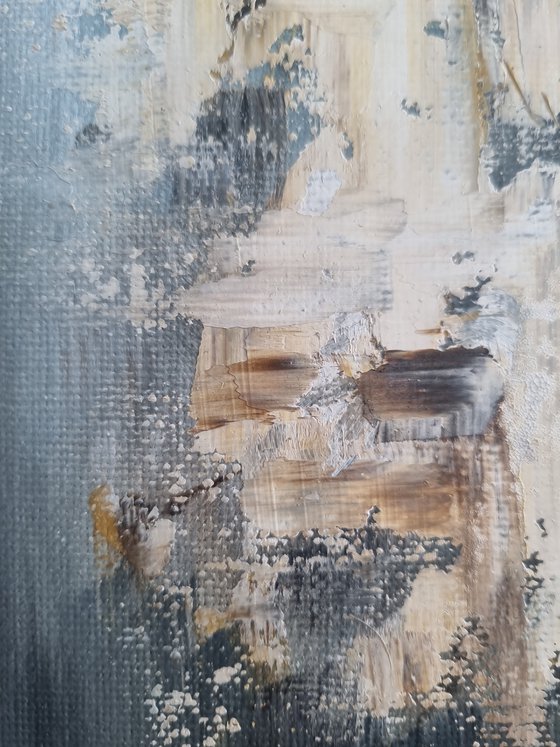 White Drift - Oil on canvas