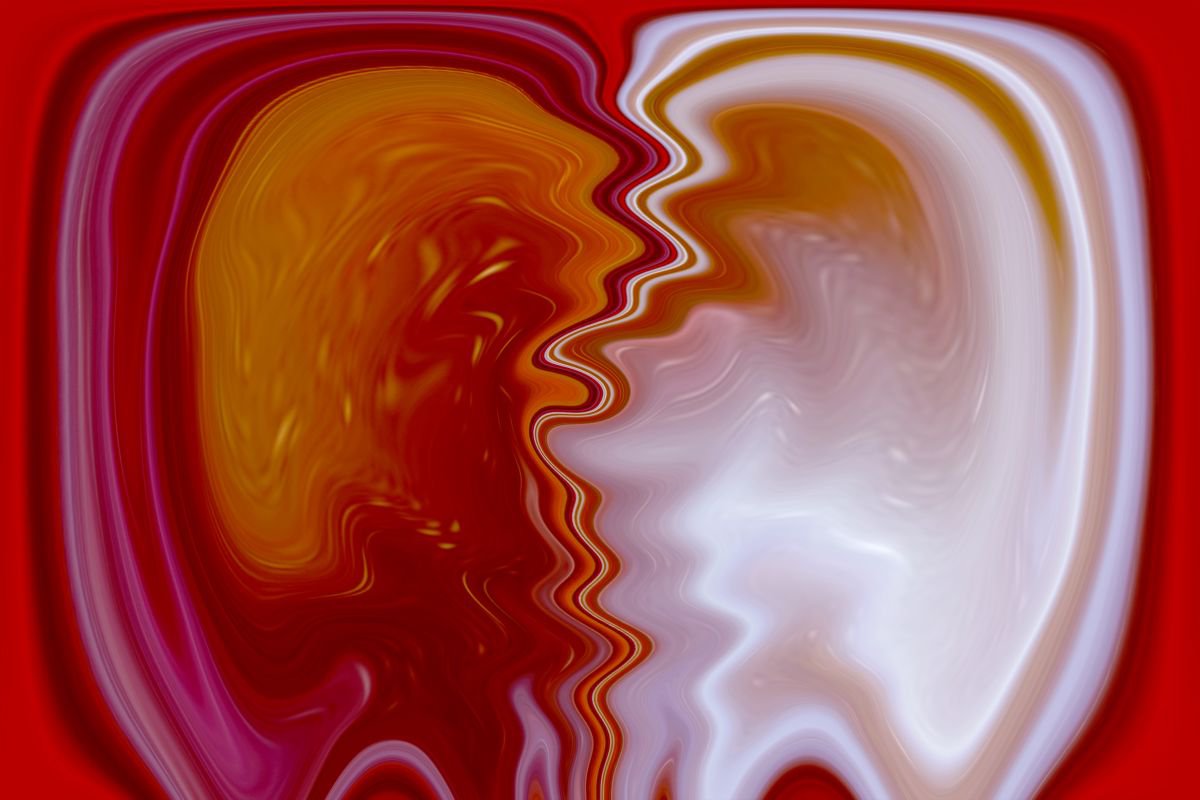 Abstract Photograph By Srdjan Jevtic, 47 X 31", Two Of Us, Original Artwork