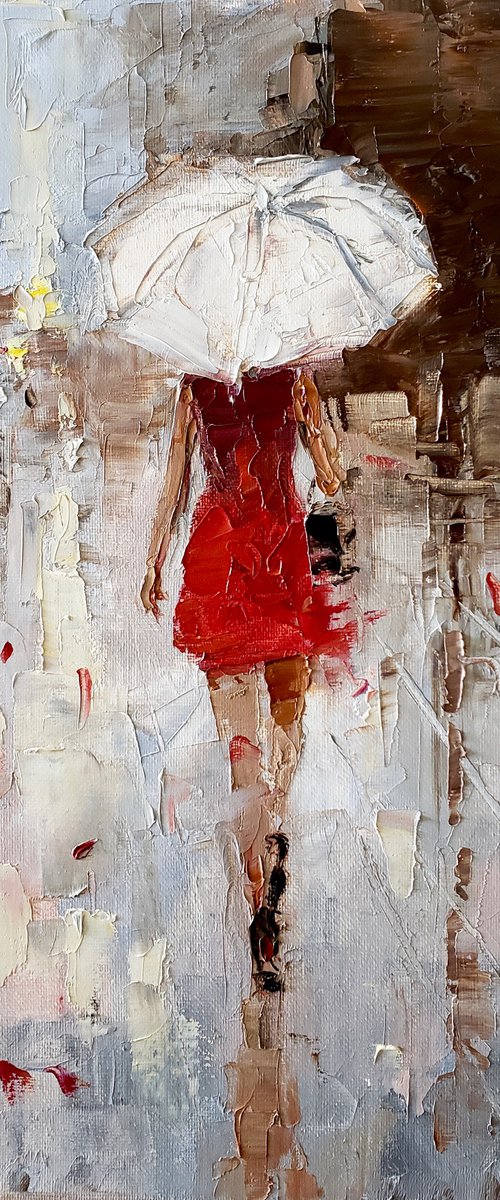 GIRL IN THE RAIN. by Irina Alexandrina