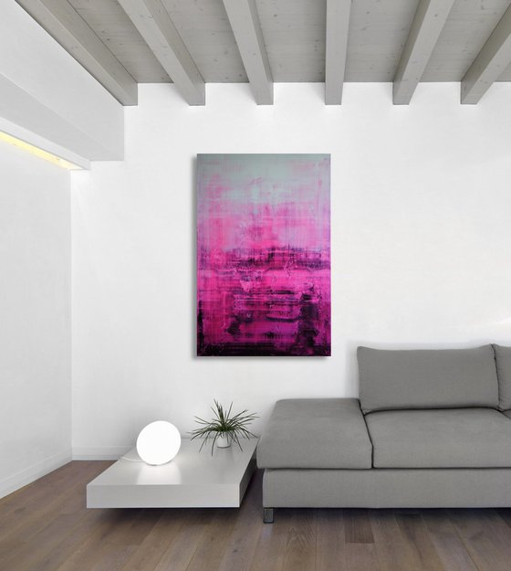 She Likes To Dream In Pink I - 80 x 120 cm - XXL (32 x 48 inches)
