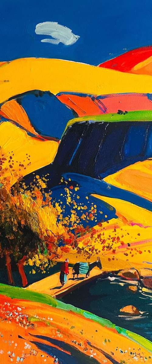 Sunlit Hills by Mher Chatinyan