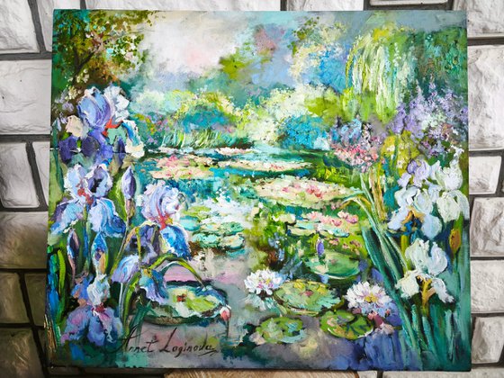 Water lilies pond