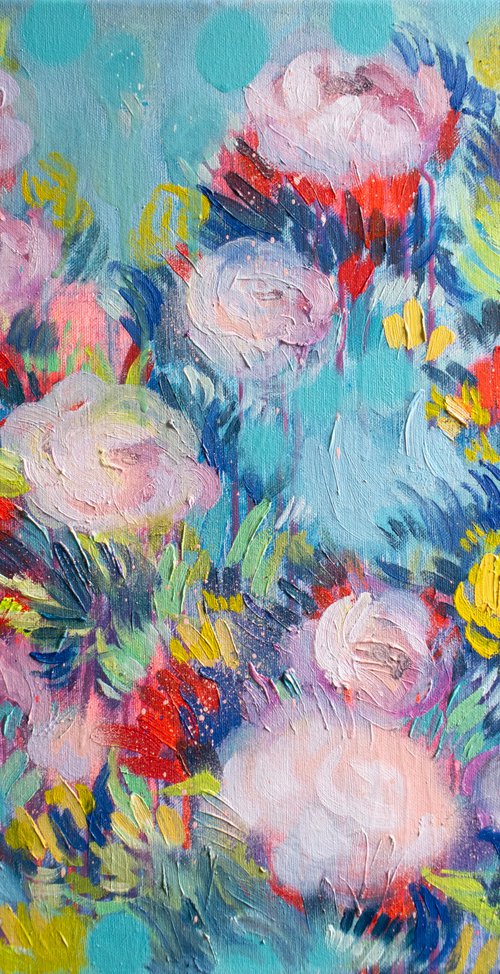 Delicate blossoms by Nataliia Karavan