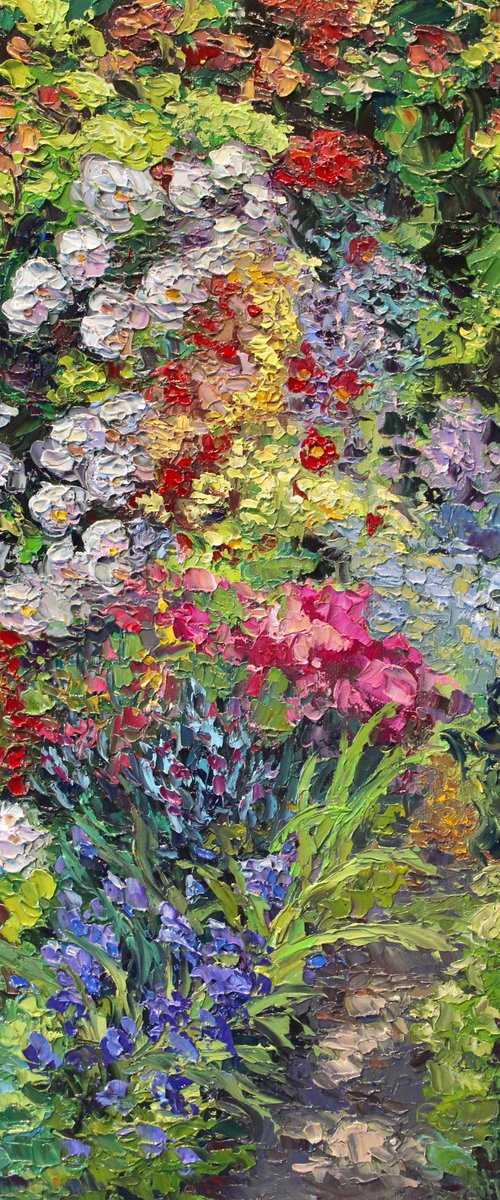 Backyard Garden by Kristen Olson Stone