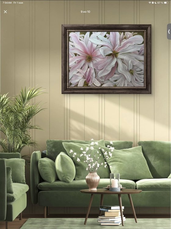 Ethereal Magnolia Bloom