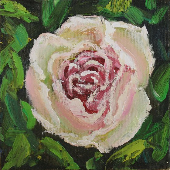 Tea Rose... /  ORIGINAL PAINTING