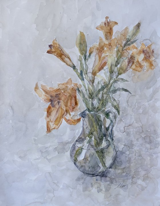Lilies 50x65 cm 2025