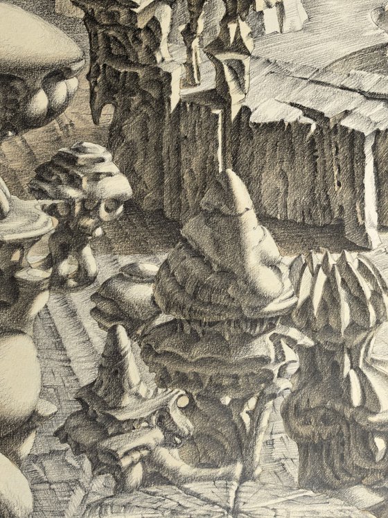 The City - Garden. Architectural fantasy