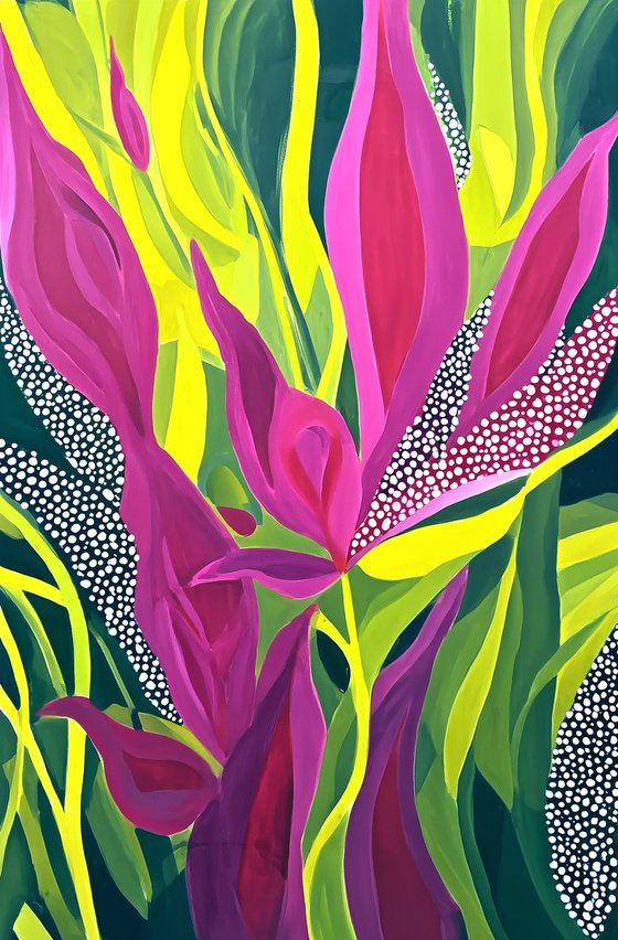 Tropical Leaves Dance #2