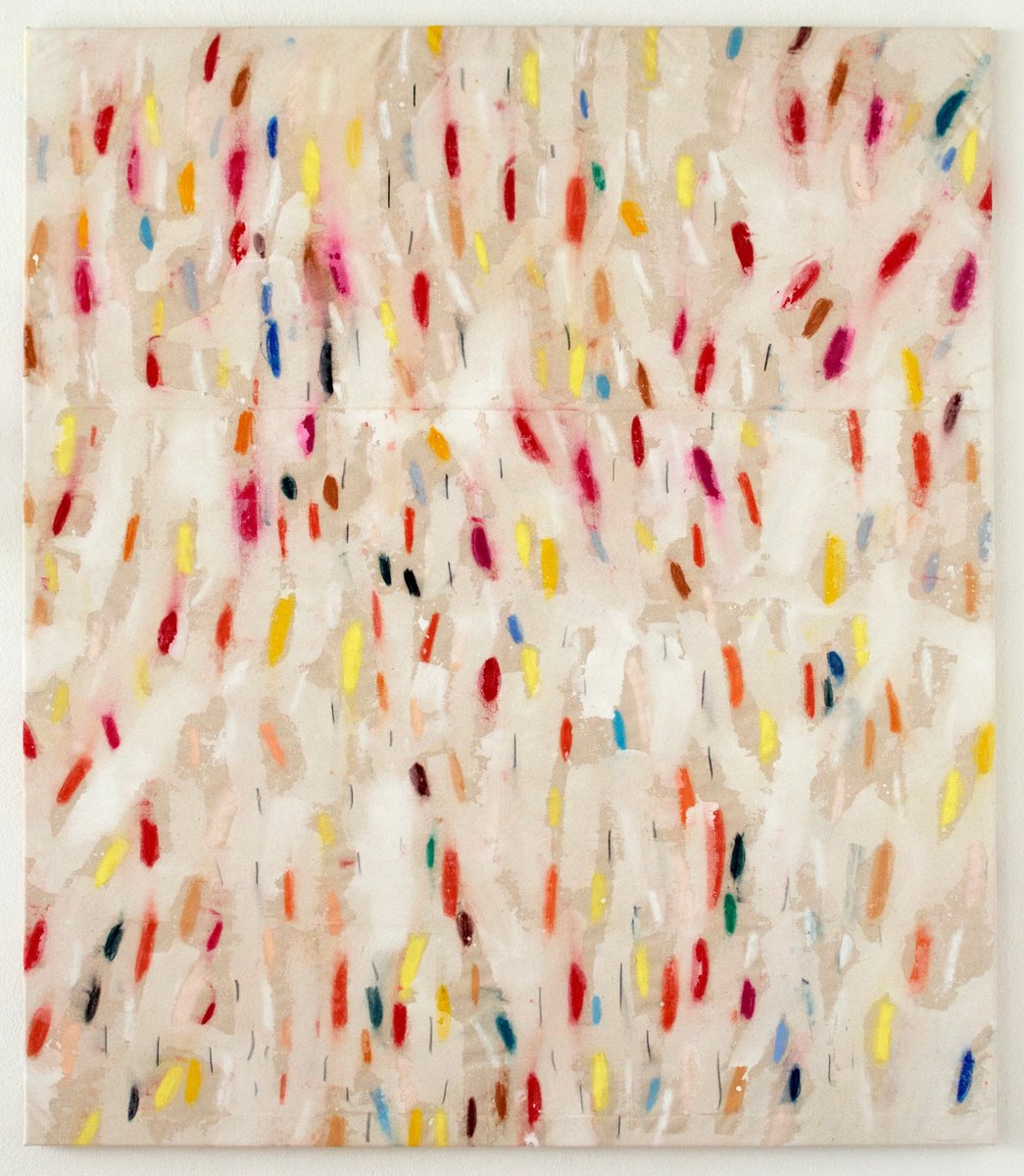 Expressive Abstract Painting By Petr Johan Marek, 51 X 59", Andromeda, Original Artwork