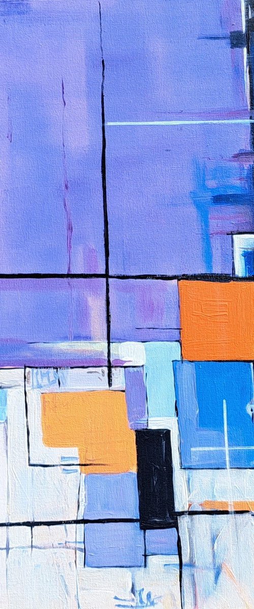 Puple square by V+V Kniazievi