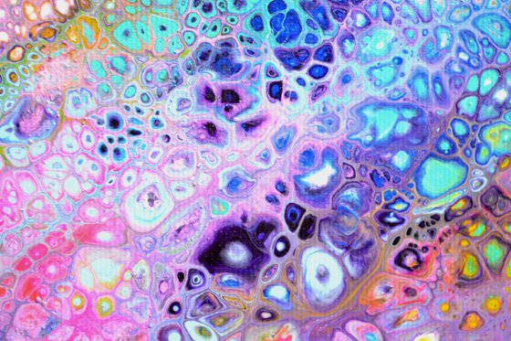 Flowing Energy 60 - Large Colorful Abstract