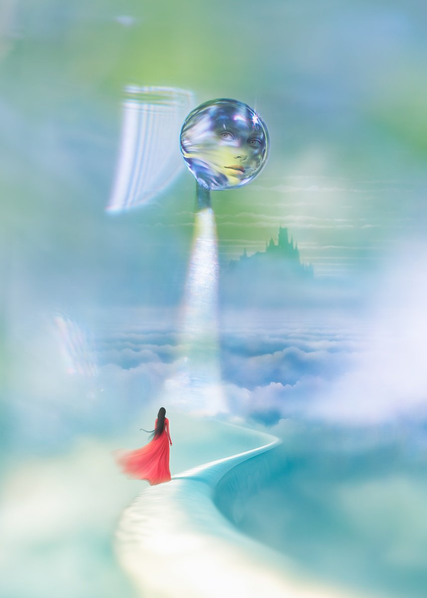 Surrealistic Landscape Photograph By Inna Etuvgi, 17 X 23, Towards The Dream, Original Artwork