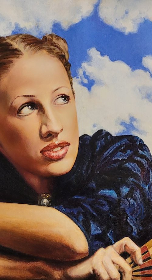 Birds of A Feather, Contemporary Oil Painting, One of the kind by QI Debrah