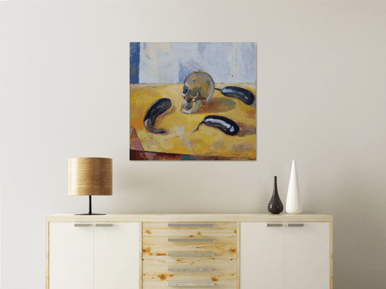 skull and eggplant