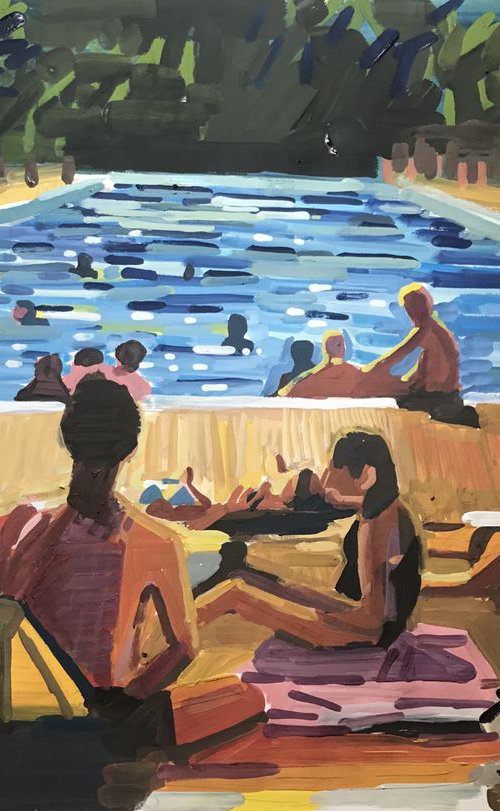 Lido in the woods by Stephen Abela