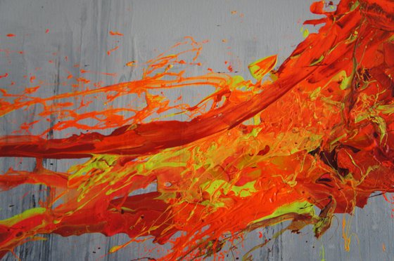 Twisting Fire IV (Spirits Of Skies 128161) (160 x 80 cm) XXXL (64 x 32 inches)