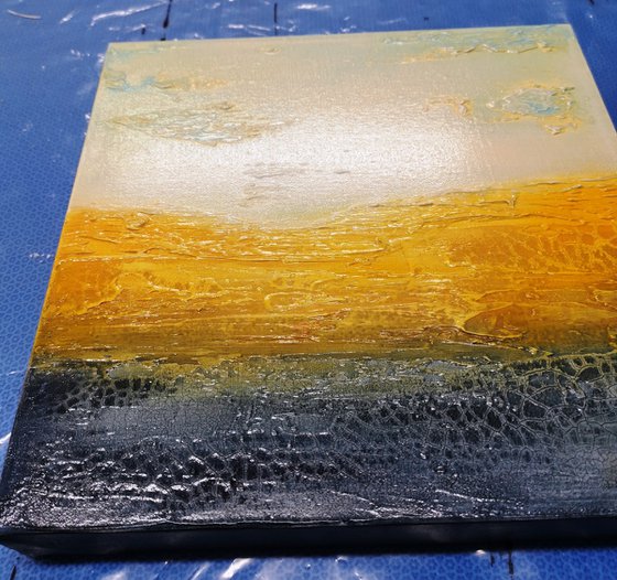 Papeseed plants in bloom