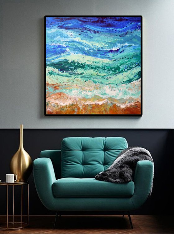 The sound of the sea