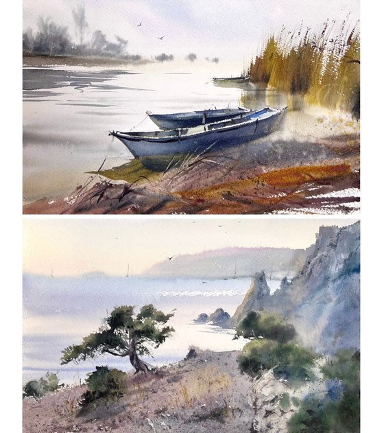 From River to Sea (Diptych)