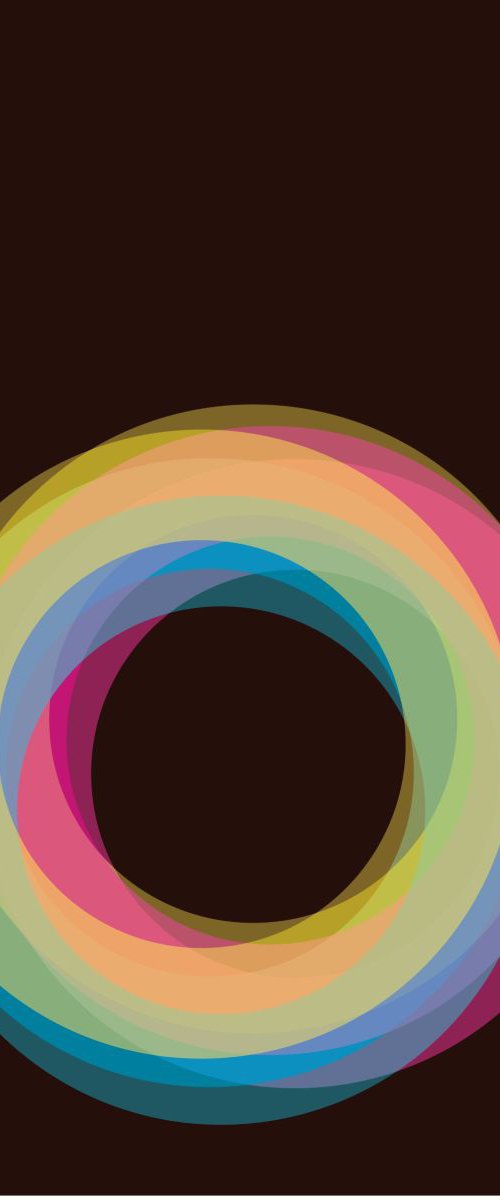 Vibrant Circles #6 by David Gill