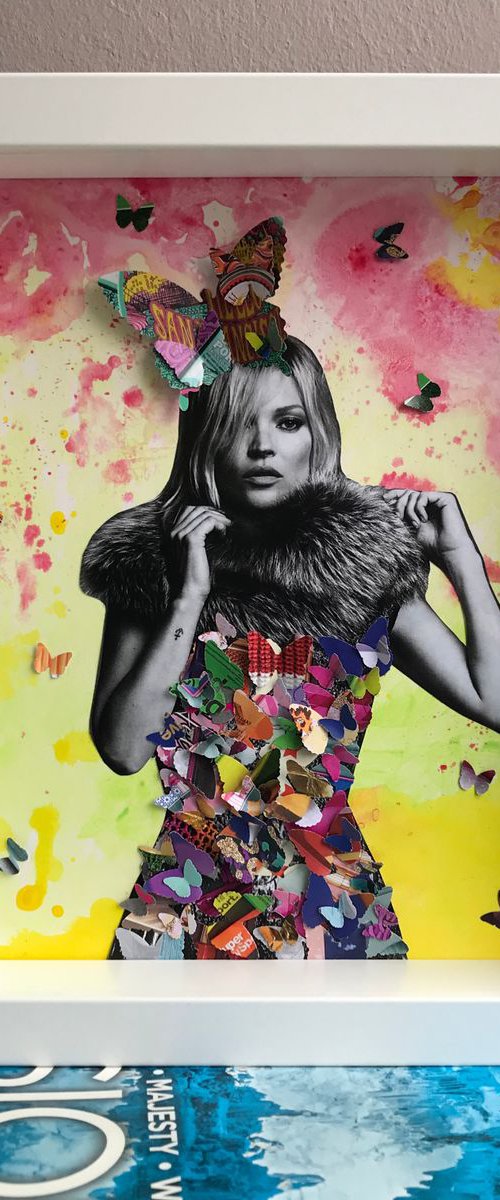 Madame Butterfly (Kate Moss) by Hernan Reinoso
