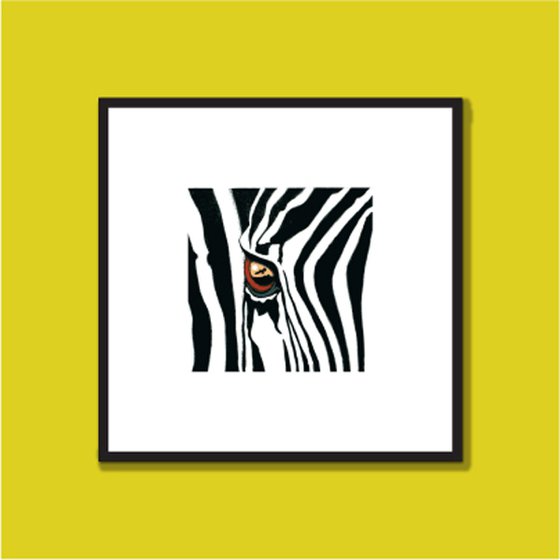 Zebra with an Eagle eye