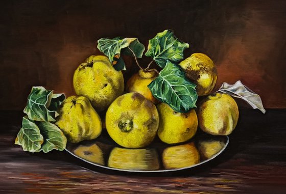 Still life with quinces
