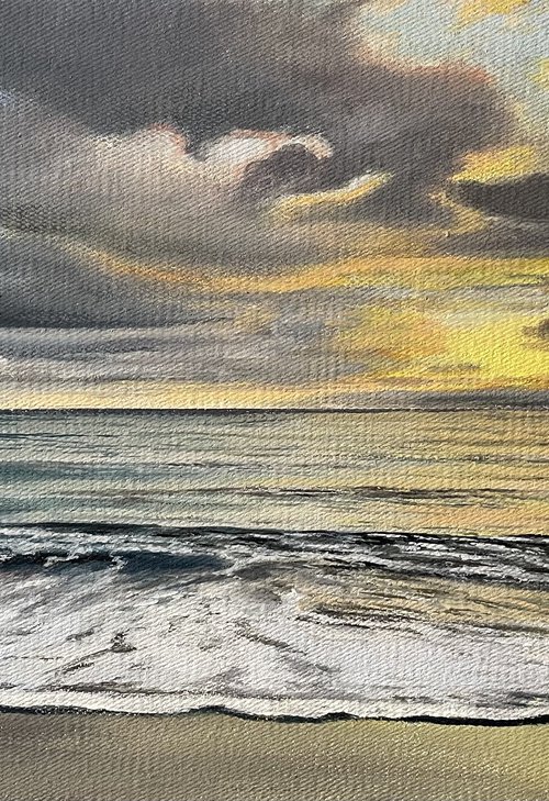 Ocean Sunset Symphony by Aflatun Israilov