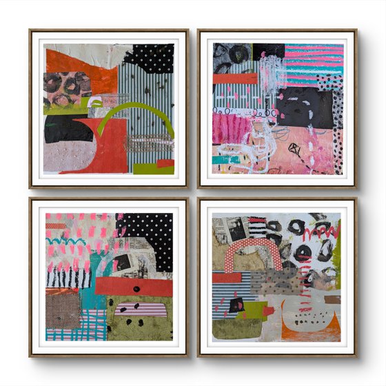 Untitled 1091- set of 4