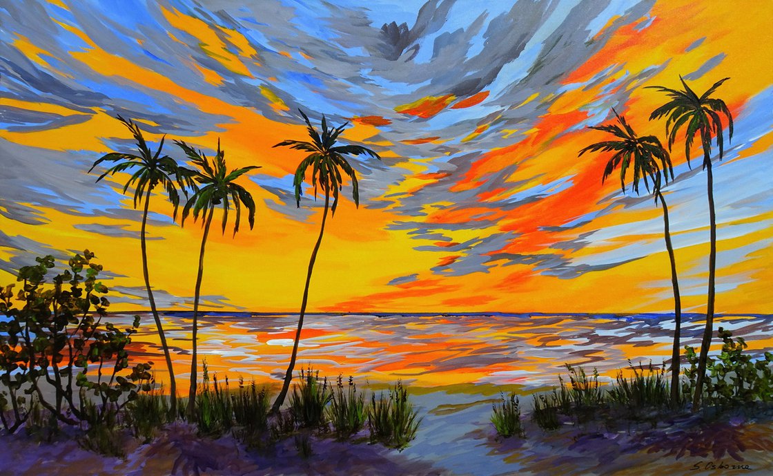 BEACH TREASURES III. Abstract Textured Florida Coastal Painting by Sveta  Osborne (2022) : Painting Acrylic on Canvas - SINGULART