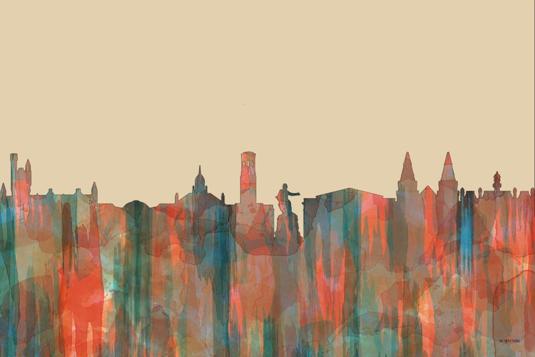 Aberdeen Scotland Uk Skyline Navaho Artfinder